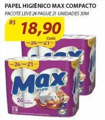 Assaí Atacadista Papel Higiénico Max Compacto oferta