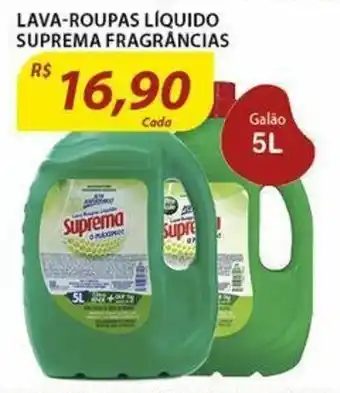 Assaí Atacadista Lava roupas Liquido Suprema Fragrancias 5L oferta