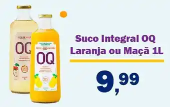 São José Supermercados Suco Integral OQ Laranja ou Maçã 1L oferta