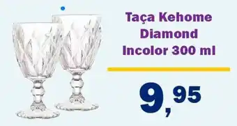 Taça Kehome Diamond Incolor 300 ml