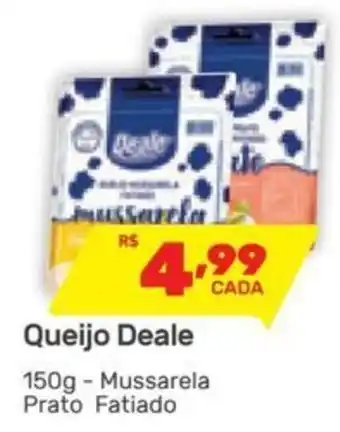Queijo Deale 150g - Mussarela Prato Fatiado