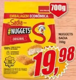Vianense Supermercados NUGGETS SADIA 700g oferta