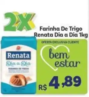 Covabra Supermercados Farinha De Trigo Renata Dia a Dia 1kg oferta