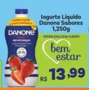 Covabra Supermercados logurte Líquido Danone Sabores 1,250g oferta