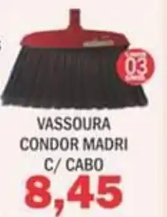 Supermercados Mendonça VASSOURA CONDOR MADRI C/CABO oferta