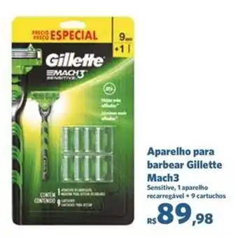 Sam's Club Aparelho para barbear Gillette Mach3 oferta
