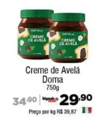 Creme de Avelã Doma 750g