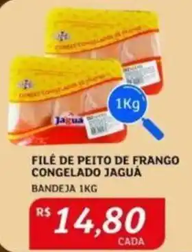 Assaí Atacadista FILÉ DE PEITO DE FRANGO CONGELADO JAGUÁ BANDEJA 1KG oferta