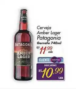 Muffato Cerveja Amber Lager Patagonia 740ml oferta