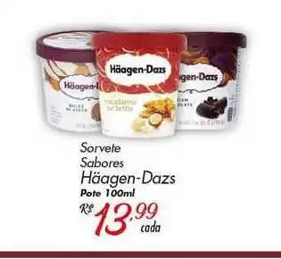 Muffato Sorvete Sabores Häagen Dazs 100ml oferta