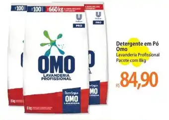 Atacadão Detergente em Pó Omo Lavanderia Profissional Pacote com 8kg oferta