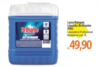 Atacadão Lava Roupas Líquido Brilhante PRO Lavanderia Profissional Bombona com 7L oferta