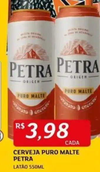 Assaí Atacadista CERVEJA PURO MALTE PETRA LATÃO 550ML oferta