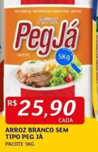 ARROZ BRANCO SEM TIPO PEG JÁ PACOTE 5KG