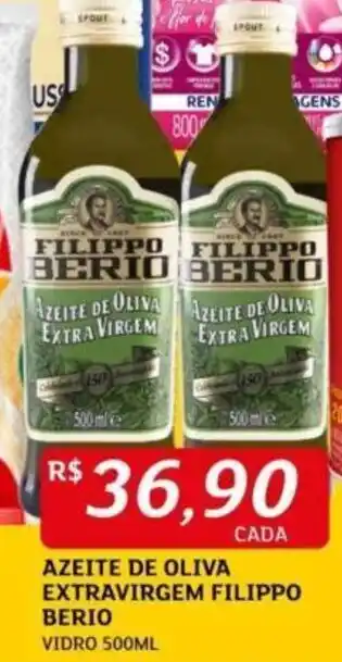 Assaí Atacadista AZEITE DE OLIVA EXTRAVIRGEM FILIPPO BERIO VIDRO 500ML oferta