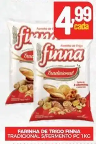 Fort Atacadista FARINHA DE TRIGO FINNA TRADICIONAL S/FERMENTO PC 1KG oferta