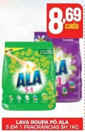Fort Atacadista LAVA ROUPA PÓ ALA 5 EM 1 FRAGRÂNCIAS SH 1KG oferta