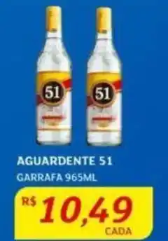 Assaí Atacadista AGUARDENTE 51 GARRAFA 965ML oferta