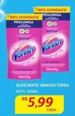 Assaí Atacadista ALVEJANTE VANISH TIPOS REFIL 500ML oferta