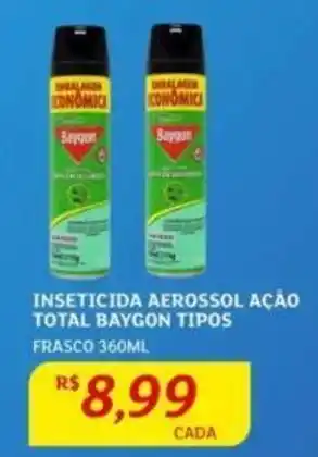 Assaí Atacadista INSETICIDA AEROSSOL AÇÃO TOTAL BAYGON TIPOS FRASCO 360ML oferta