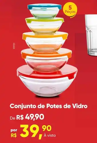 Cybelar Conjunto de Potes de Vidro oferta