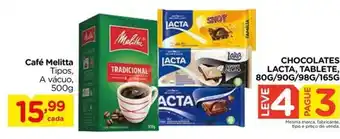 Carrefour Café Melitta Tipos, A vácuo, 500g oferta