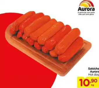 Carrefour Salsicha Aurora Hot dog kg oferta