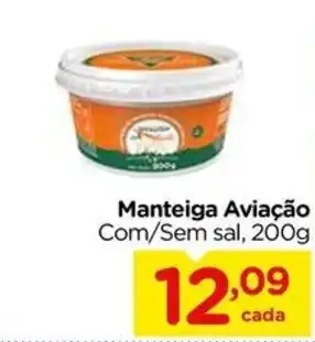 Carrefour Manteiga Aviação Com/Sem sal, 200g oferta