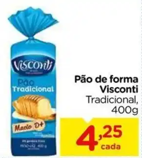 Carrefour Pão de forma Visconti Tradicional, 400g oferta