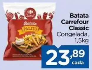 Carrefour Batata Carrefour Classic Congelada, 1,5kg oferta