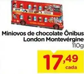 Carrefour Miniovos de chocolate Ônibus London Montevérgine 110g oferta