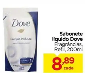 Carrefour Sabonete líquido Dove Fragrâncias, Refil, 200ml oferta