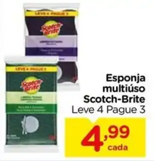 Carrefour Esponja multiúso Scotch-Brite Leve 4 Pague 3 oferta