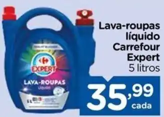 Carrefour Lava-roupas líquido Carrefour Expert 5 litros oferta