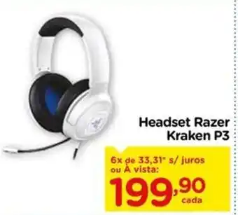 Headset Razer Kraken P3
