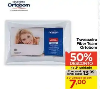 Carrefour Travesseiro Fiber Team Ortobom oferta