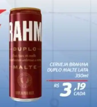 CERVEJA BRAHMA DUPLO MALTE LATA 350ml