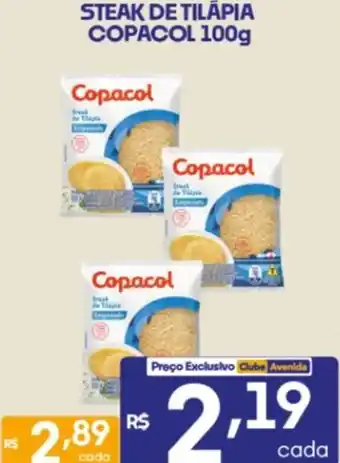 Supermercados Avenida STEAK DE TILÁPIA COPACOL 100g oferta