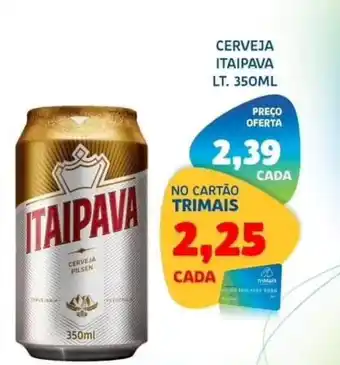 Bergamais Supermercados CERVEJA ITAIPAVA LT. 350ML oferta
