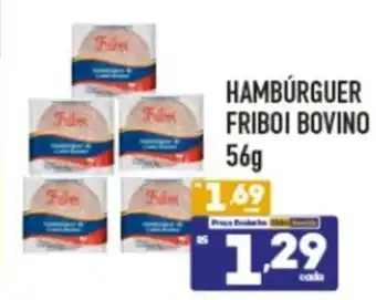 Supermercados Avenida HAMBÚRGUER FRIBOI BOVINO 56g oferta
