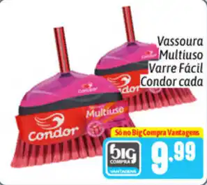 Vassoura Multiuso Varre Facil Condor cada