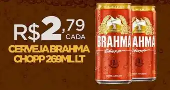 DB Supermercados CERVEJA BRAHMA CHOPP 269ML LT oferta
