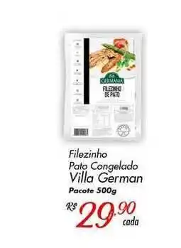 Filezinho Pato Congelado Villa German 500g