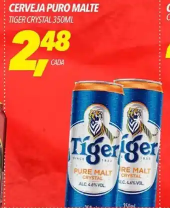 Frangolândia CERVEJA PURO MALTE TIGER CRYSTAL 350ML oferta