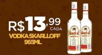 DB Supermercados VODKA SKARLLOFF 965ML oferta