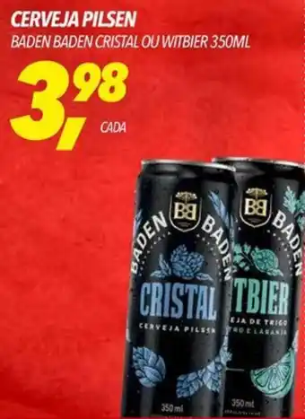 Frangolândia CERVEJA PILSEN BADEN BADEN CRISTAL OU WITBIER 350ML oferta