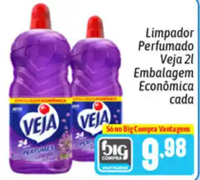 Supermercados Big Compra Limpador Perfumado Veja 2L Embalagem Economica cada oferta