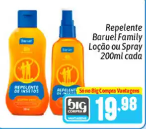 Repelente Baruel Family Locao ou Spray 200ml cada