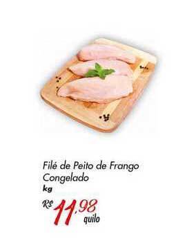 Filé De Peito De Frango Congelado 1kg