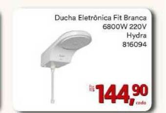 Ducha Eletrônica Fit Branca 6800w 220v Hydra